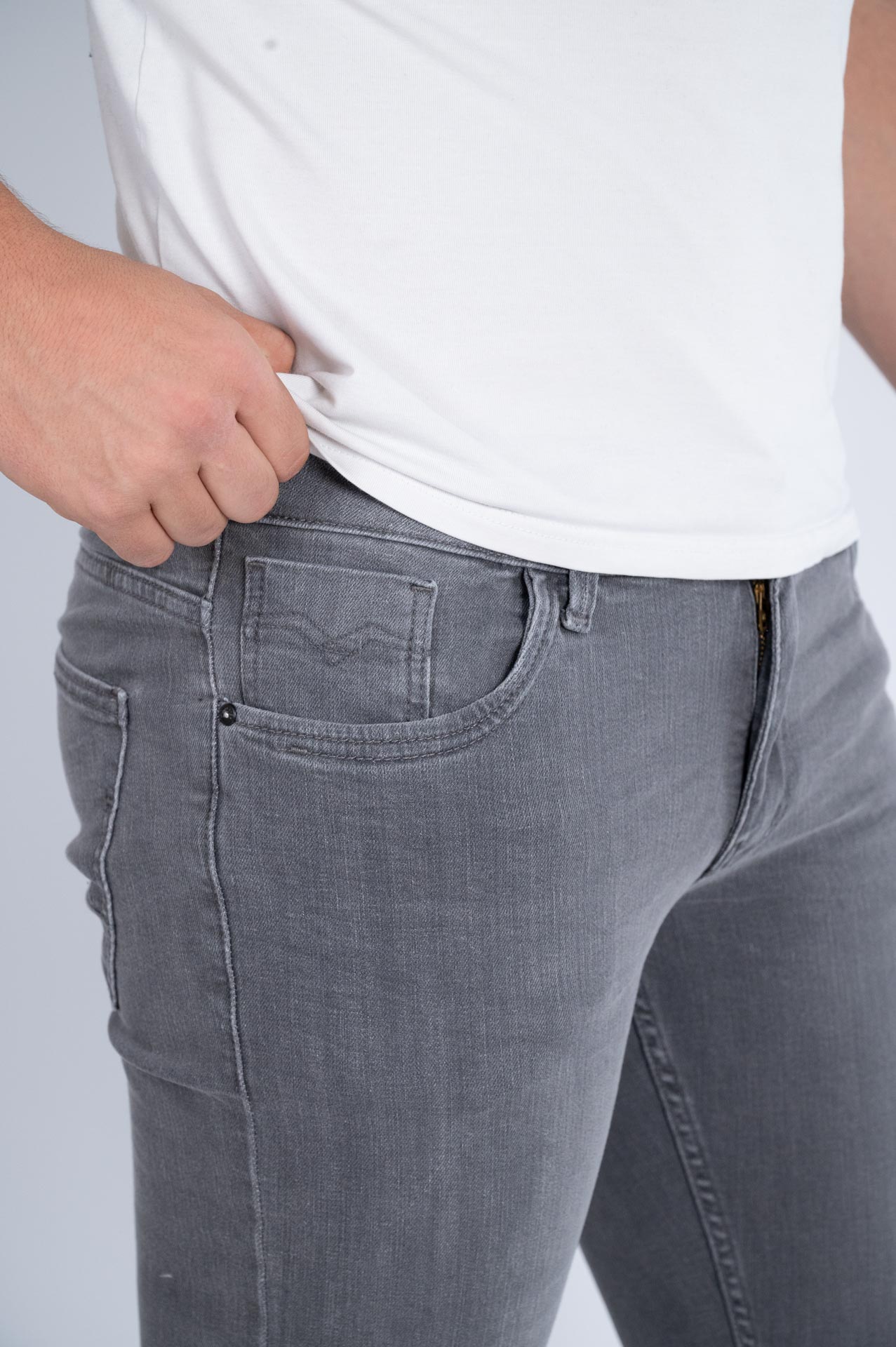 Muška teksas pantalona Art.2629 Svetlo siva L/32