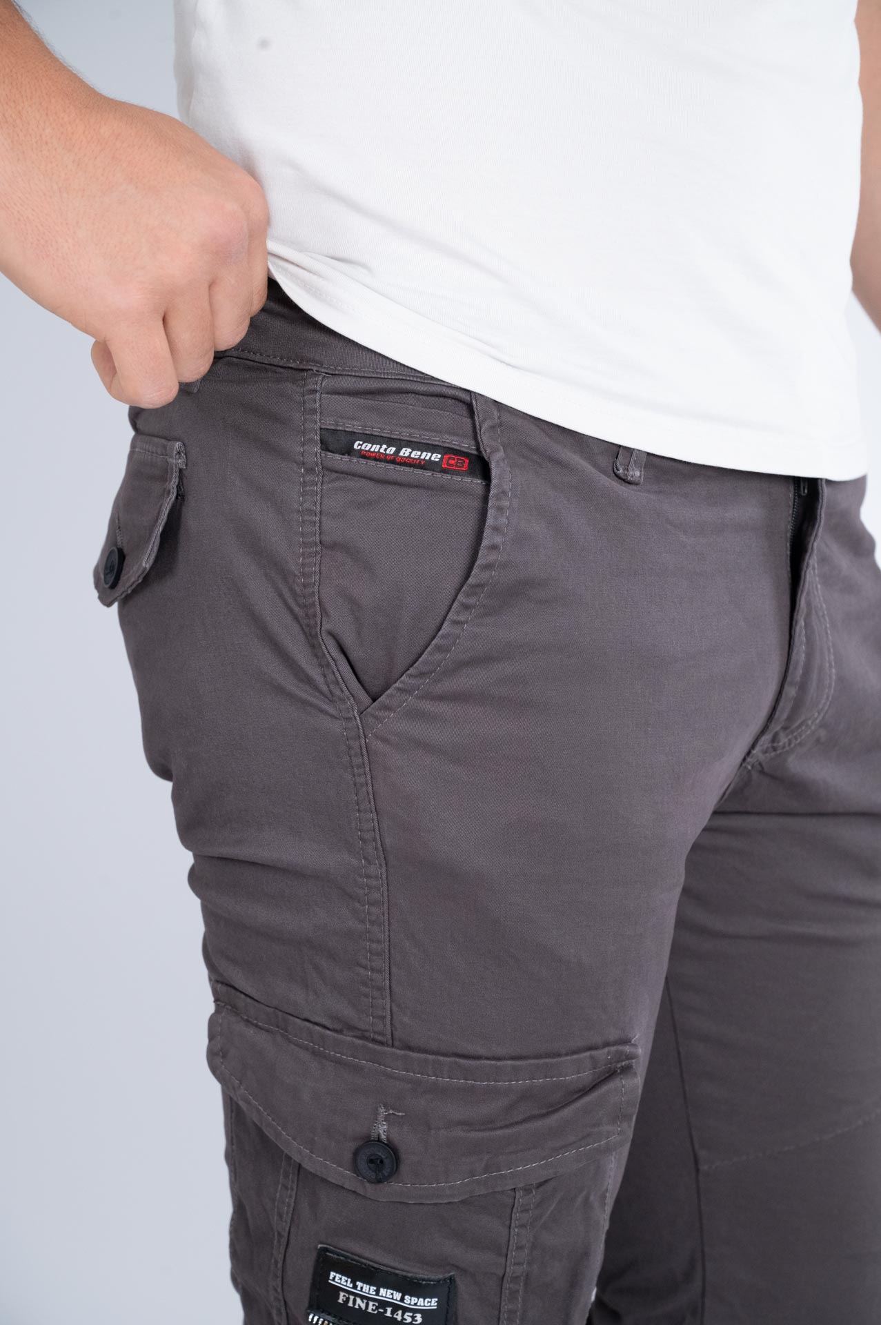 Muška Keper pantalona Art.2620 Tamno siva L/32
