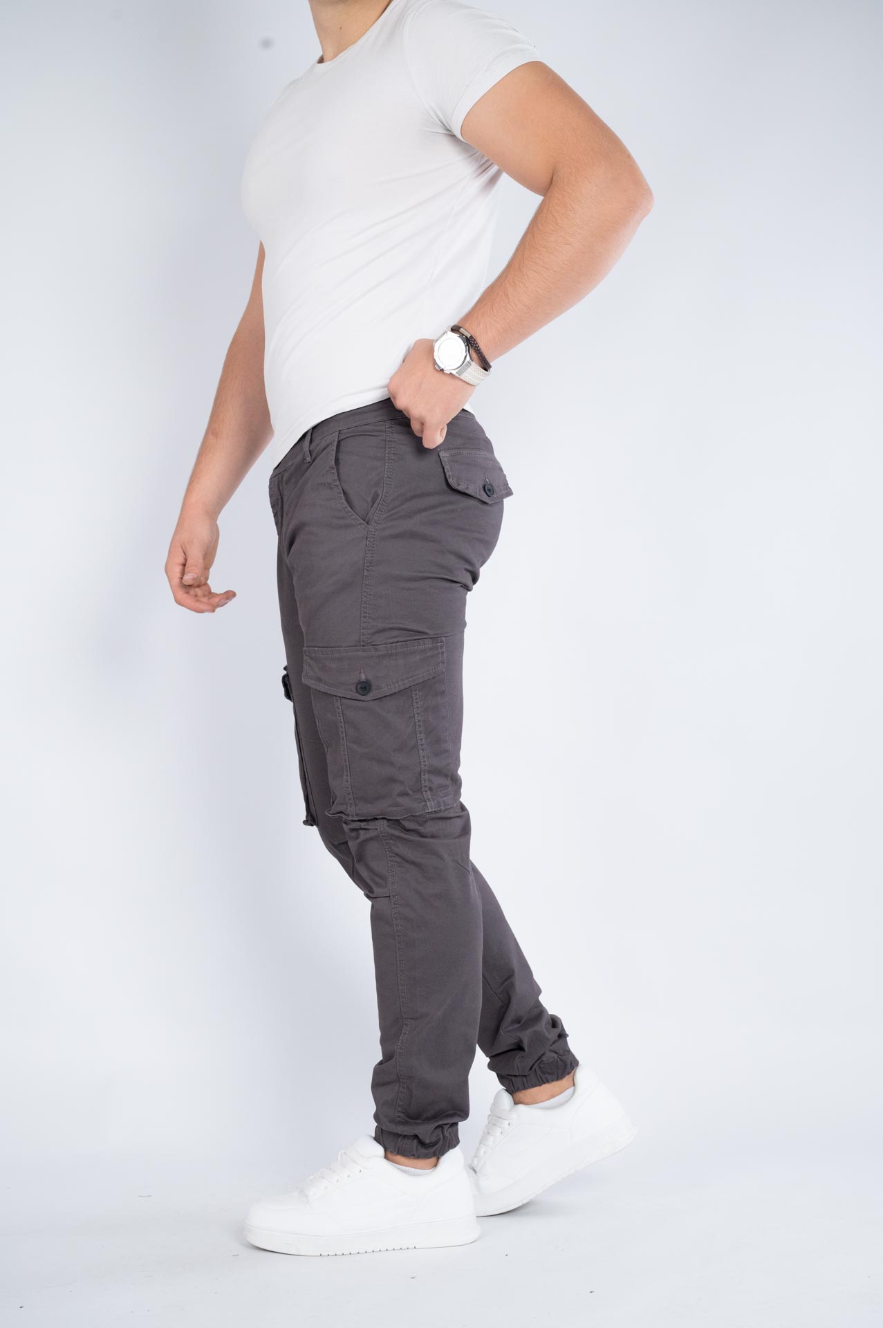 Muška Keper pantalona Art.2620 Tamno siva L/32