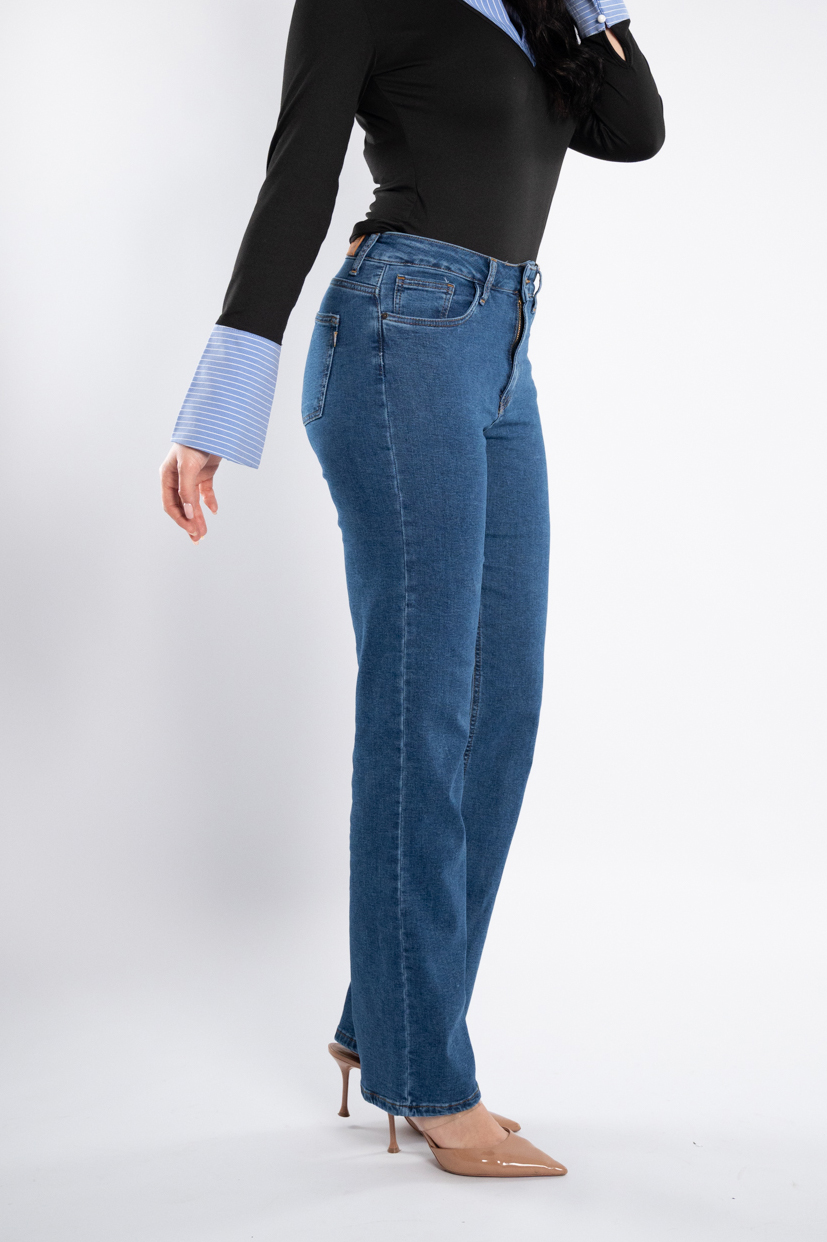 Ženska teksas pantalona Art.3364 Tamno plava