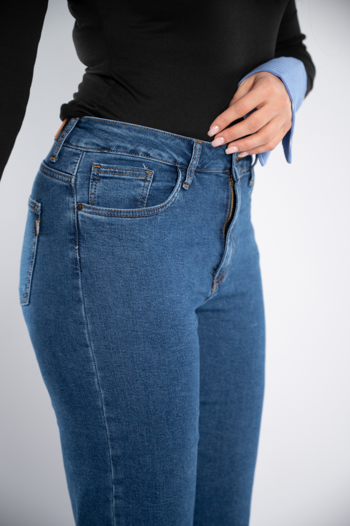 Ženska teksas pantalona Art.3364 Tamno plava