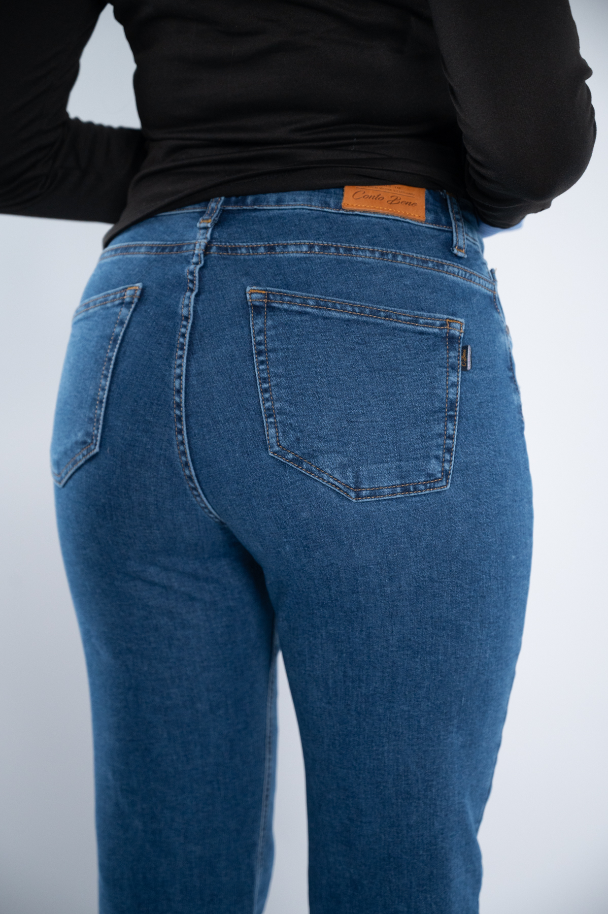 Ženska teksas pantalona Art.3364 Tamno plava