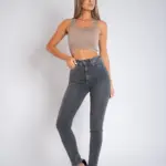 Ženska teksas pantalona Art.3339 Siva