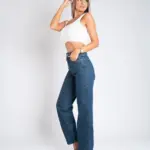 Ženska teksas pantalona Art.3346 Tamno plava - Slika 2