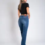 Ženska teksas pantalona Art.3343 Tamno plava - Slika 4