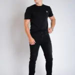 Muška teksas pantalona Art.2569 Crna L/32 - Slika 2