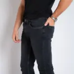 Muška teksas pantalona Art.2612 Crna L/36 - Slika 4