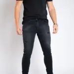 Muška teksas pantalona Art.2604 Crna L/30