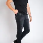 Muška teksas pantalona Art.2604 Crna L/30 - Slika 4