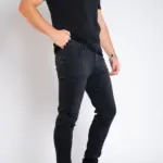 Muška teksas pantalona Art.2593 Crna L/32 - Slika 4