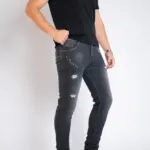 Muška teksas pantalona Art.2577 Svetlo siva L/32 - Slika 5