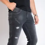 Muška teksas pantalona Art.2577 Svetlo siva L/32 - Slika 4