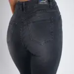 Ženska teksas pantalona Art.3340 Tamno siva - Slika 5