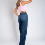 Ženska teksas pantalona Art.3348 Tamno plava - Slika 5