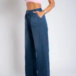 Ženska teksas pantalona Art.3348 Tamno plava - Slika 9
