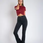Ženska teksas pantalona Art.3334 Tamno siva - Slika 2
