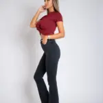 Ženska teksas pantalona Art.3334 Tamno siva - Slika 5