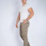 Muška Keper pantalona Art.2621 Bež L/32 - Slika 5