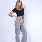 Ženska teksas pantalona 3383 - Slika 3