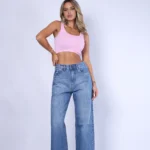 Ženska teksas pantalona 3379 - Slika 2